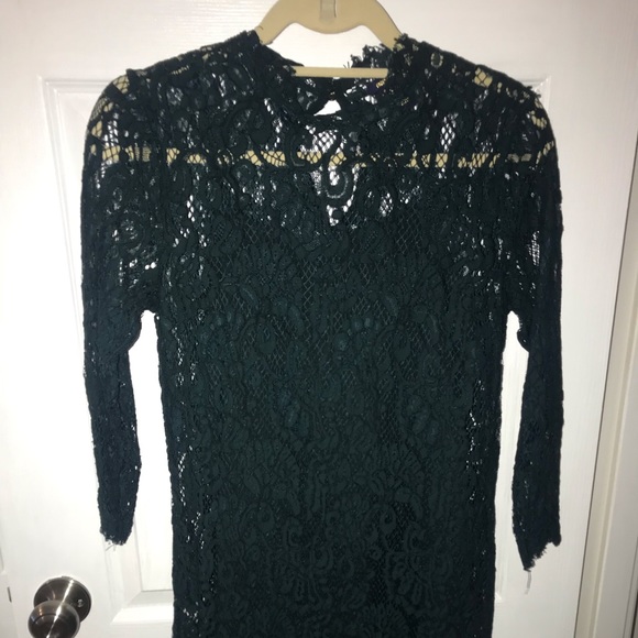 Green Lace Dress - Picture 1 of 3